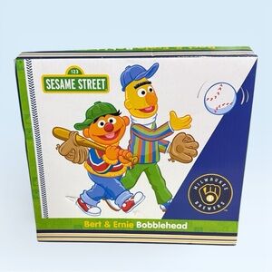 2024 Milwaukee Brewers Bert & Ernie Sesame Street Bobblehead